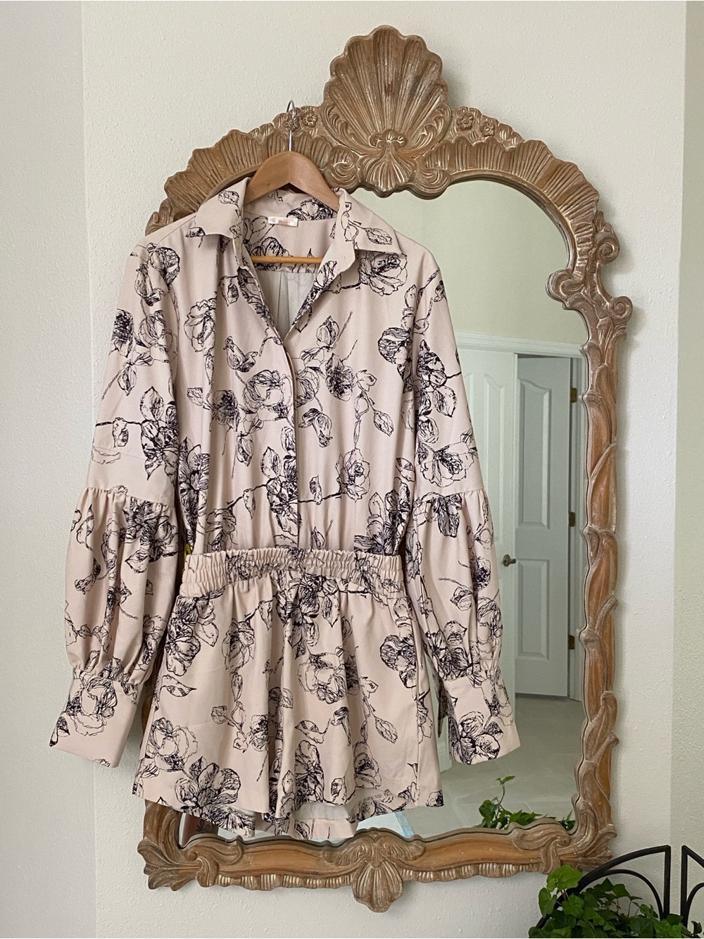 Luxxel Vintage Floral Romper
